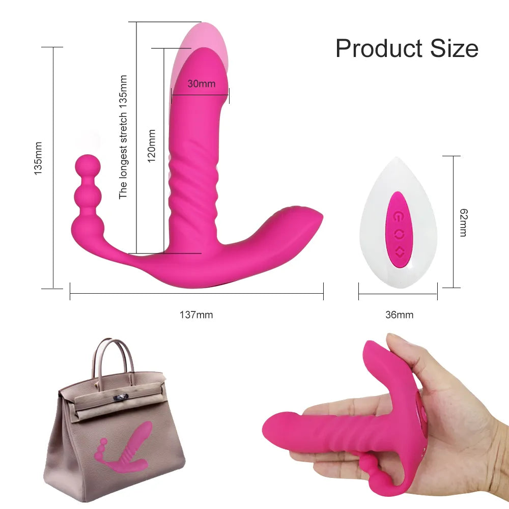 bluetooth Clitoris Stimulator Vaginal Anal